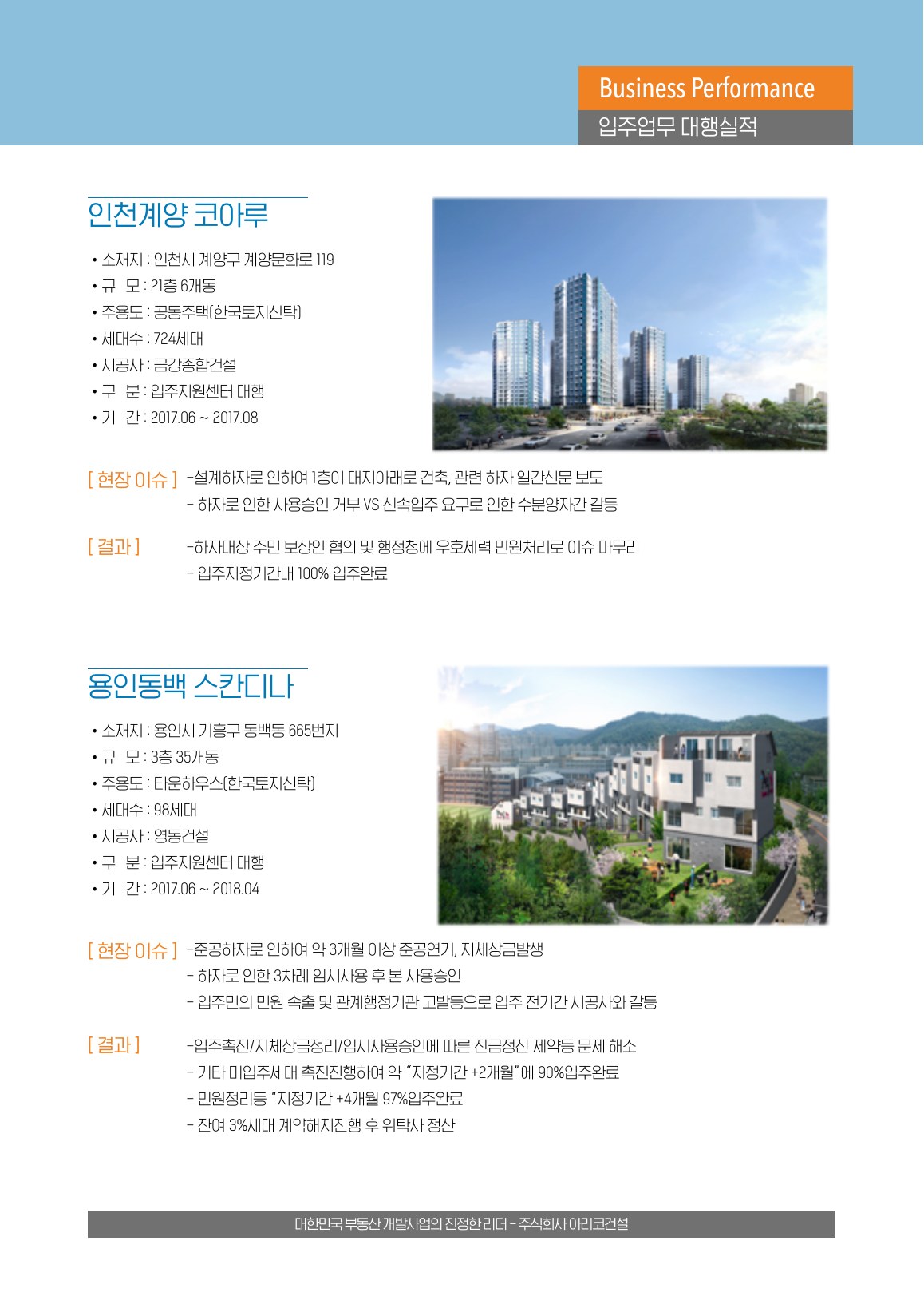 아리코건설소개서 14쪽